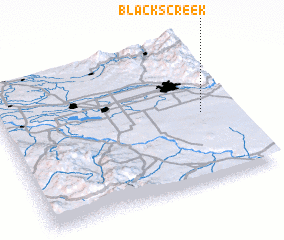 3d view of Blacks Creek