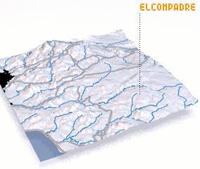 3d view of El Compadre