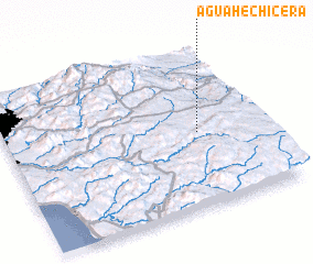 3d view of Agua Hechicera