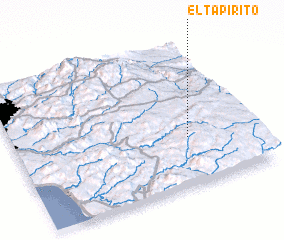 3d view of El Tapirito