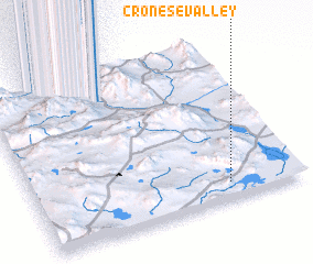 3d view of Cronese Valley