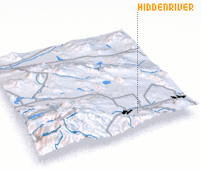 3d view of Hidden River