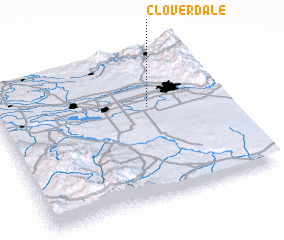 3d view of Cloverdale