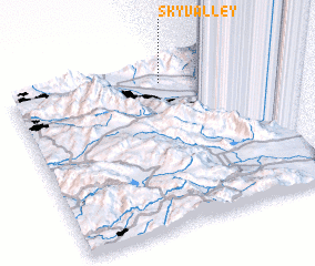 3d view of Sky Valley