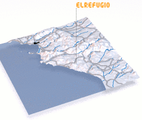 3d view of El Refugio