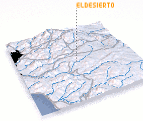 3d view of El Desierto