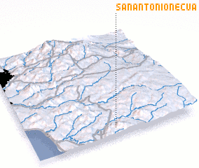 3d view of San Antonio Necua