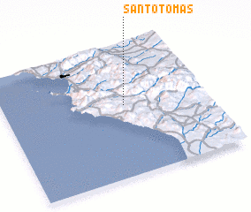 3d view of Santo Tomás