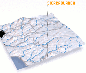 3d view of Sierra Blanca