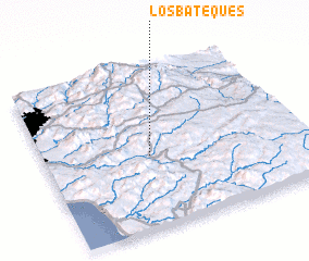 3d view of Los Bateques
