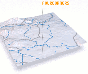 3d view of Four Corners