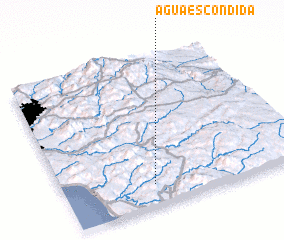 3d view of Agua Escondida