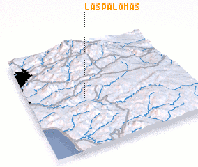 3d view of Las Palomas