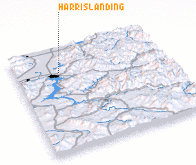 3d view of Harris Landing