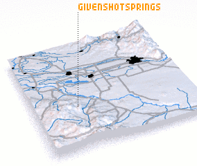 3d view of Givens Hot Springs