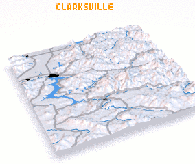 3d view of Clarksville