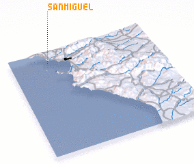 3d view of San Miguel