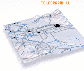 3d view of Telegraph Hill