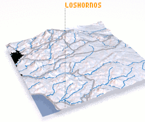 3d view of Los Hornos