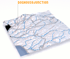 3d view of Doghouse Junction