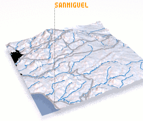 3d view of San Miguel