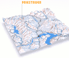 3d view of Priest River