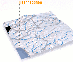 3d view of Mesa Redonda