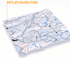 3d view of Potlatch Junction