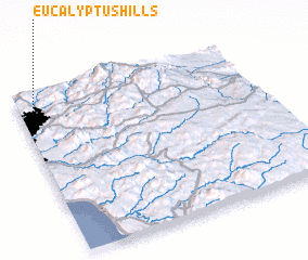 3d view of Eucalyptus Hills