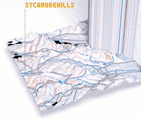 3d view of Sycamore Hills
