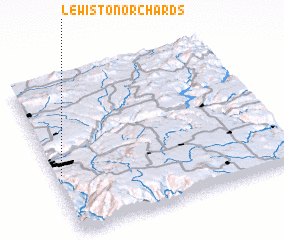 3d view of Lewiston Orchards