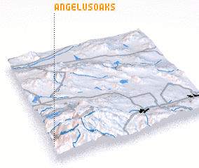 3d view of Angelus Oaks