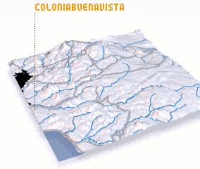 3d view of Colonia Buena Vista