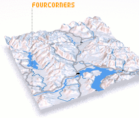 3d view of Four Corners