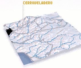 3d view of Cerro Veladero