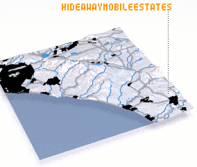 3d view of Hideaway Mobile Estates