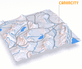 3d view of Canon City