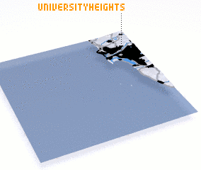 3d view of University Heights
