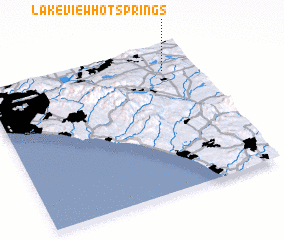 3d view of Lakeview Hot Springs