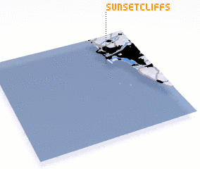 3d view of Sunset Cliffs