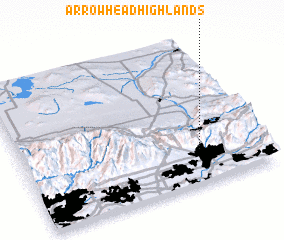 3d view of Arrowhead Highlands