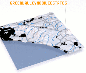 3d view of Green Valley Mobile Estates