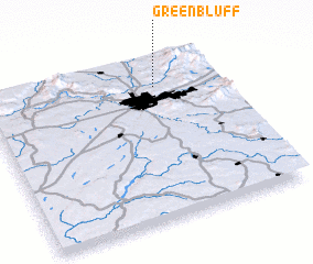 3d view of Green Bluff