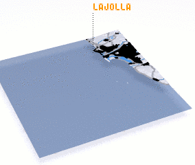 3d view of La Jolla