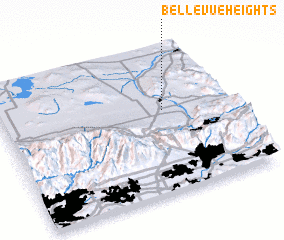 3d view of Bellevue Heights