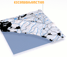 3d view of Escondido Junction