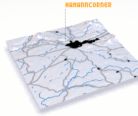 3d view of Hamann Corner