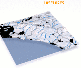 3d view of Las Flores