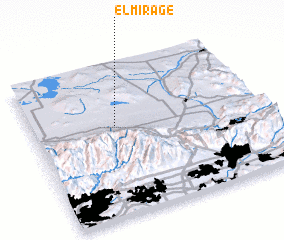 3d view of El Mirage