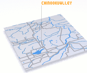 3d view of Chinook Valley